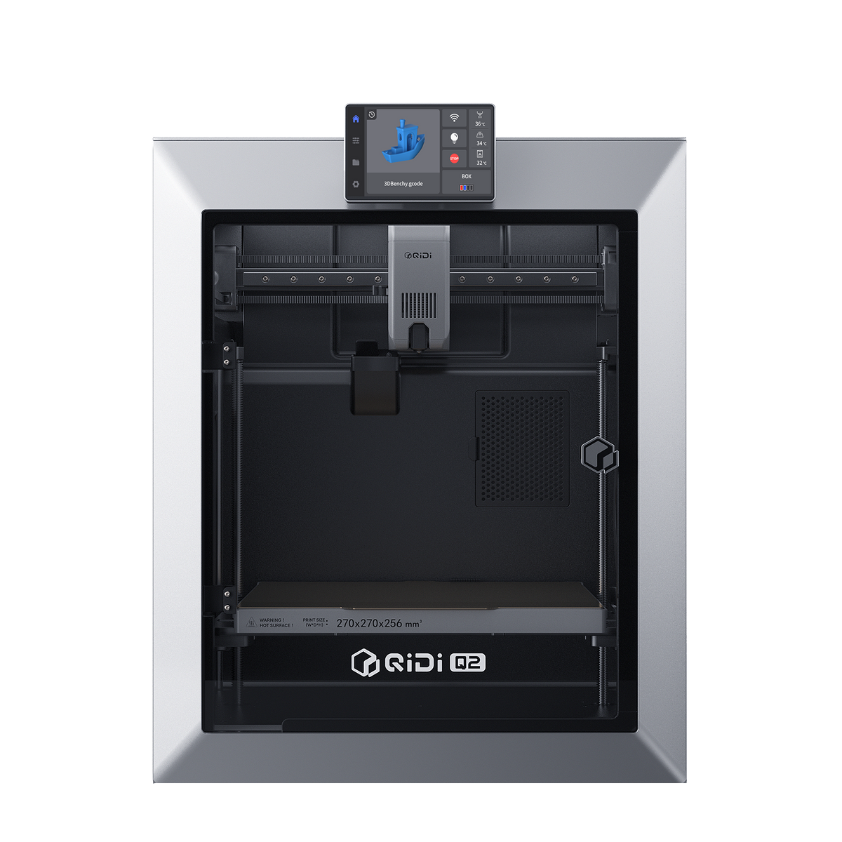 QIDI Q2 enclosed 3D printer front view