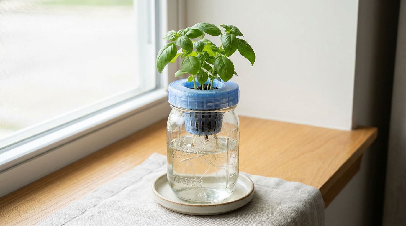 petg kratky jar lid net pot