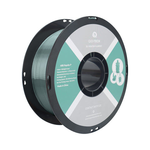 ABS Rapido Metal Filament - 1kg / CHINA / Midnight Green HEX Code #40746D