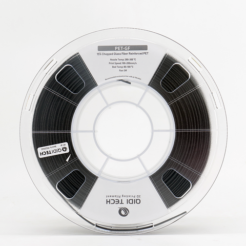 PET-GF Filament - 1 kg / CHINA / BLACK HEX Code #212322