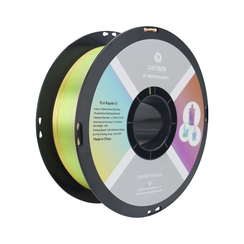 PLA Silk Filament - 1kg / CHINA / Rainbow