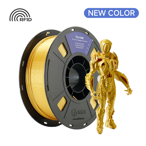 PLA Silk Filament - 1kg / CHINA / Gold HEX Code #DCA520