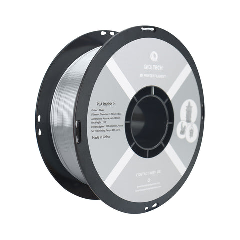 PLA Rapido Metal Filament - 1kg / CHINA / Silver HEX Code #DDDDDD