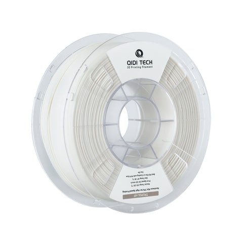 TPU95A-HF Filament - 1 kg / CHINA / White HEX Code #FFFFFF