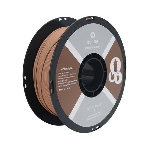 PLA Wood Filament - Cedar Brown HEX Code #A67F6B / CHINA