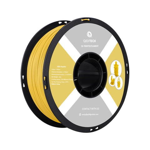 ABS Rapido Filament - 1 kg / CHINA / Yellow HEX Code #FCE300