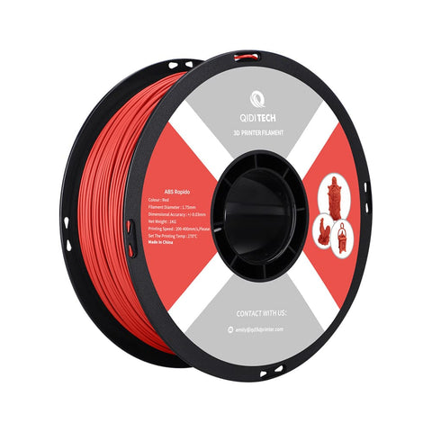 ABS Rapido Filament - 1 kg / CHINA / Red HEX Code #8E0422