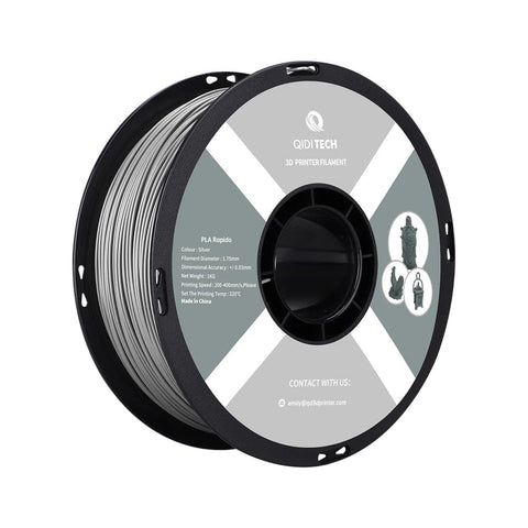 PLA Rapido Filament - 1kg / CHINA / Silver HEX Code #AFAFAF
