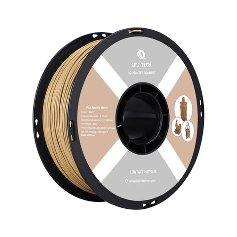 PLA Matte Rapido Filament - PLA Matte (1kg) / CHINA / Kraft HEX Code #C6AA76