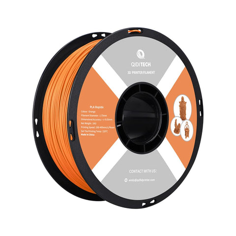 PLA Rapido Filament - 1kg / CHINA / Orange HEX Code #FF6A13