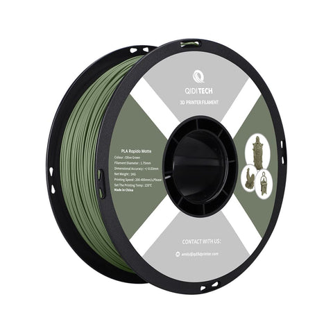 PLA Matte Rapido Filament - PLA Matte (1kg) / CHINA / Olive Green HEX Code #555B43