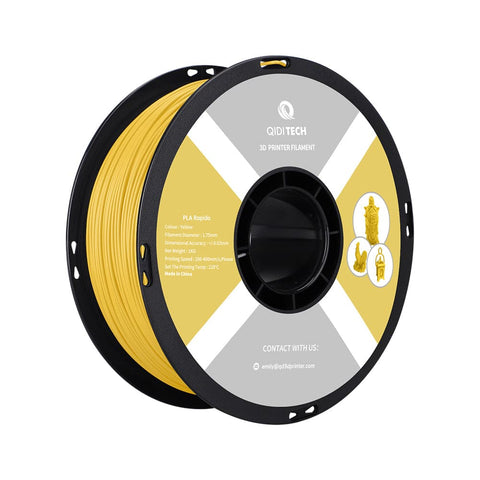 PLA Rapido Filament - 1kg / CHINA / Yellow HEX Code #FCE300