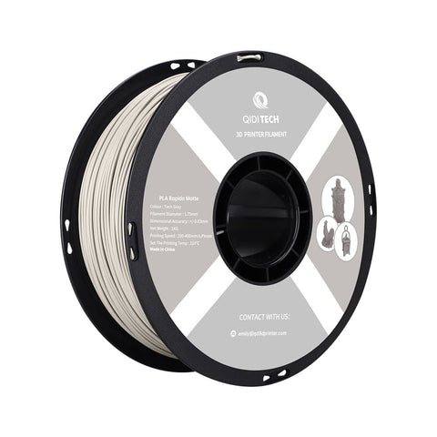 PLA Matte Rapido Filament - PLA Matte (1kg) / CHINA / Tech Gray HEX Code #C1C1C1