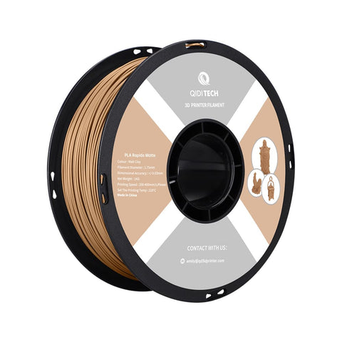PLA Matte Rapido Filament - PLA Matte (1kg) / CHINA / Malt Clay HEX Code #876E59