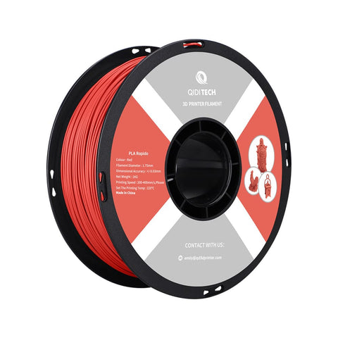 PLA Rapido Filament - 1kg / CHINA / Red HEX Code #C1101D