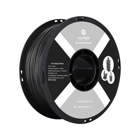 PLA Matte Rapido Filament - PLA Matte (1kg) / CHINA / Black HEX Code #212322